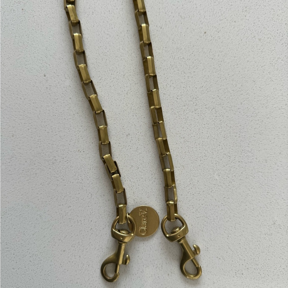 Clare V Box Chain Crossbody Strap
